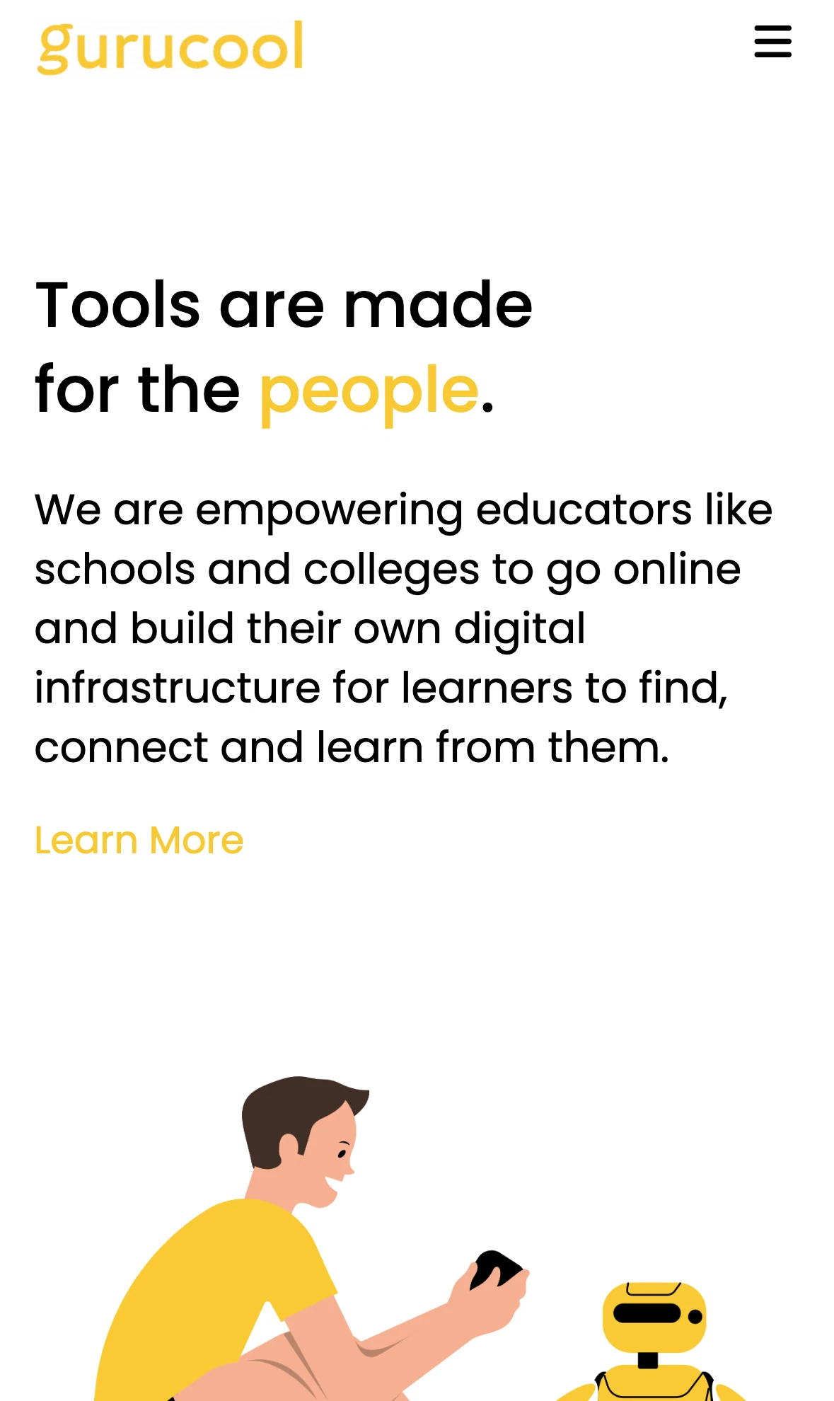 Gurucool tools on mobile